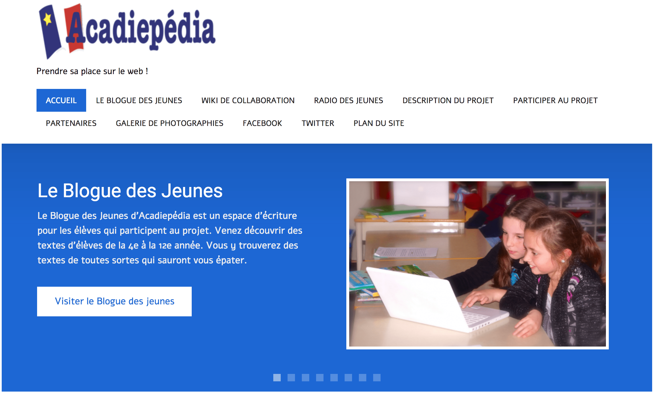 Acadiepédia, prendre sa place sur le web ! Image 1