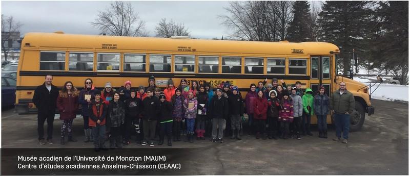 Visite de l’École Champlain au Musée acadien de ... Image 1