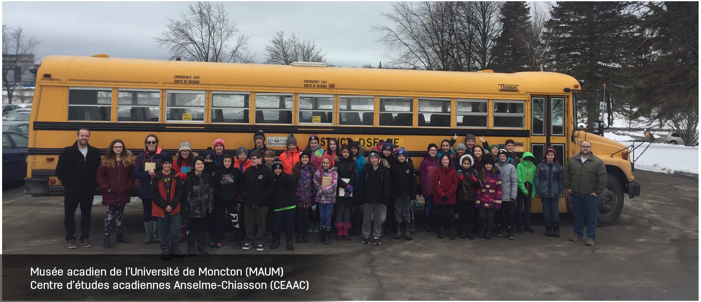 Visite de l’École Champlain au Musée acadien de ... Image 1