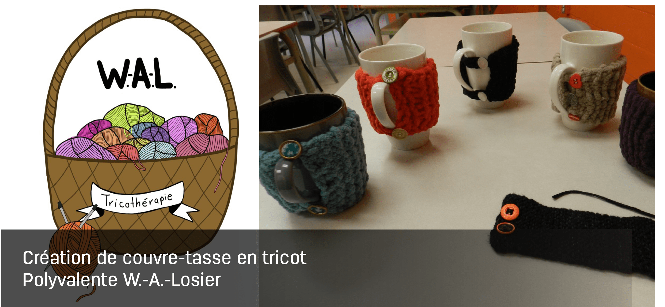 Création de couvre-tasse en tricot Image 1